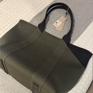 Rothy's The Essential Tote Olive and Black Duffel Bag